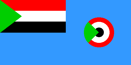 [Air force flag of Sudan, according to Crampton]